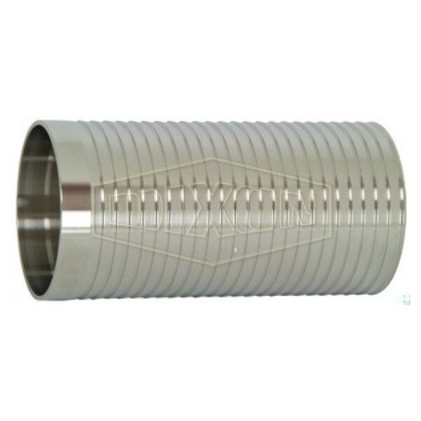 Long Weld Hose Adapter, 4 in, 316L SS, Domestic